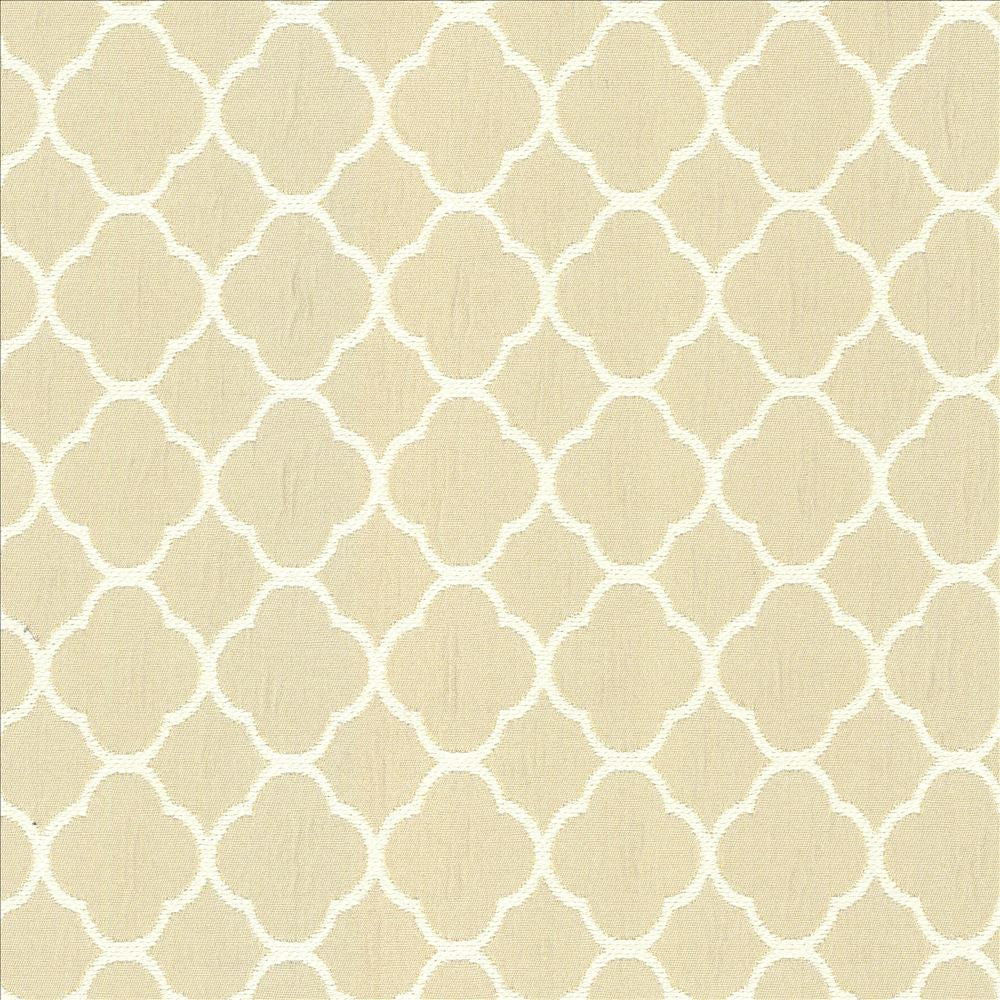 Quatrefoil Maze Parchment by Kasmir Designer Fabric 5083 70% Cotton
30% Polyester
 CHINA </p><p>Repeat: Horizontal: 1 6/8 inches and Vertical: 1 6/8 inches 54 - Swanky Fabrics -