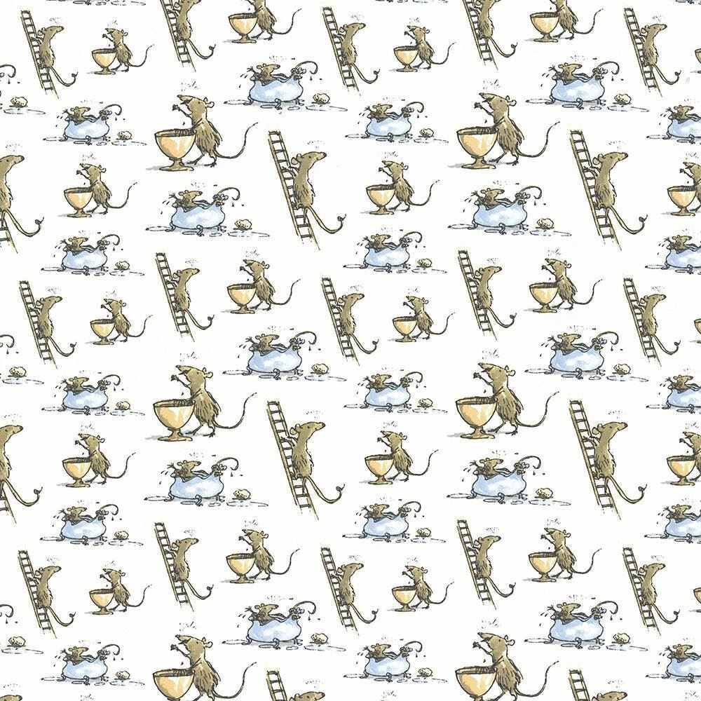 Quicksy Mice Bewitched by Kasmir Designer Fabric 1445 100% Cotton
 TURKEY Not Tested </p><p>Repeat: Horizontal: 13 4/8 inches and Vertical: 12 5/8 inches 55 - Swanky Fabrics -