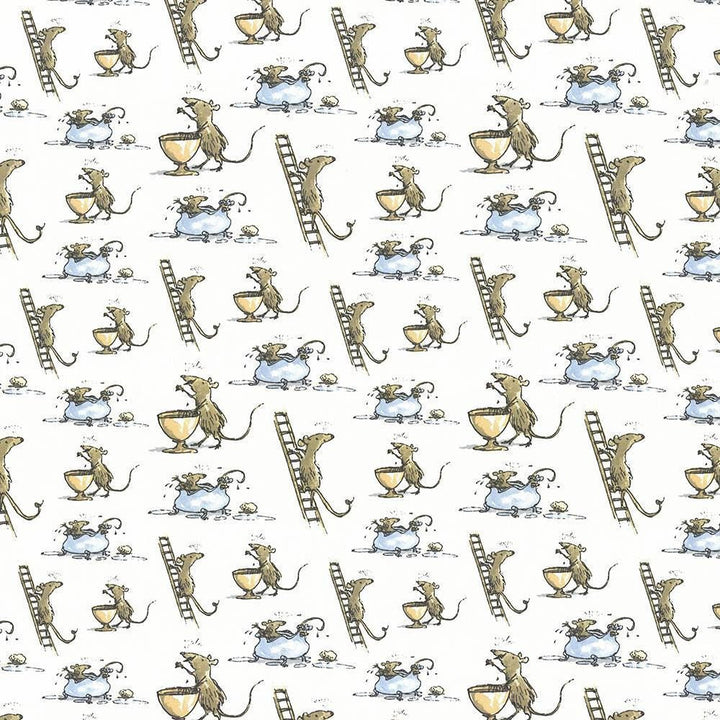 Quicksy Mice Bewitched by Kasmir Designer Fabric 1445 100% Cotton
 TURKEY Not Tested </p><p>Repeat: Horizontal: 13 4/8 inches and Vertical: 12 5/8 inches 55 - Swanky Fabrics -