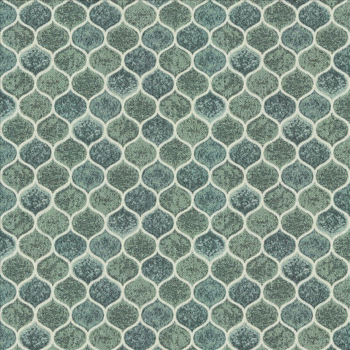 Quinlan Caribbean by Kasmir Designer Fabric See sample 100% Polyester
 MEXICO 40,000 Wyzenbeek Double Rubs </p><p>Repeat: Horizontal: 9 5/8 inches and Vertical: 6 4/8 inches 54 - Swanky Fabrics -