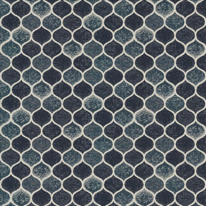 Quinlan Denim by Kasmir Designer Fabric 1458 100% Polyester
 MEXICO 40,000 Wyzenbeek Double Rubs </p><p>Repeat: Horizontal: 9 5/8 inches and Vertical: 6 4/8 inches 54 - Swanky Fabrics -