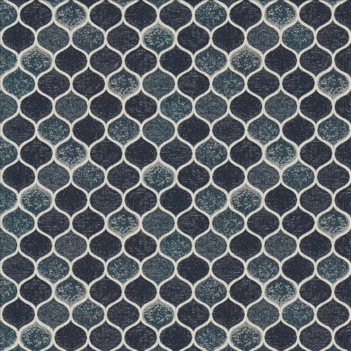 Quinlan Denim by Kasmir Designer Fabric 1458 100% Polyester
 MEXICO </p><p>Repeat: Horizontal: 9 5/8 inches and Vertical: 6 4/8 inches 54 - Swanky Fabrics -