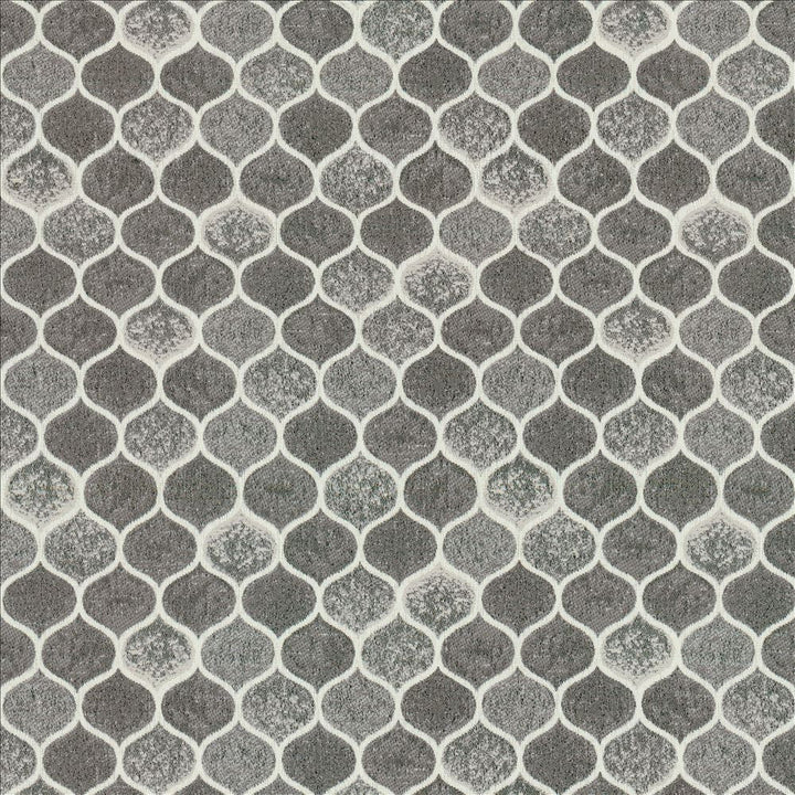Quinlan Steel by Kasmir Designer Fabric 1457 100% Polyester
 MEXICO </p><p>Repeat: Horizontal: 9 5/8 inches and Vertical: 6 4/8 inches 54 - Swanky Fabrics -