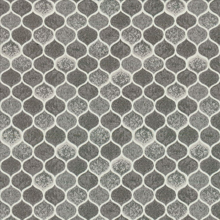 Quinlan Steel by Kasmir Designer Fabric 1457 100% Polyester
 MEXICO 40,000 Wyzenbeek Double Rubs </p><p>Repeat: Horizontal: 9 5/8 inches and Vertical: 6 4/8 inches 54 - Swanky Fabrics -