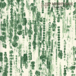 Roth & Tompkins Fabric Raindrops Kelly