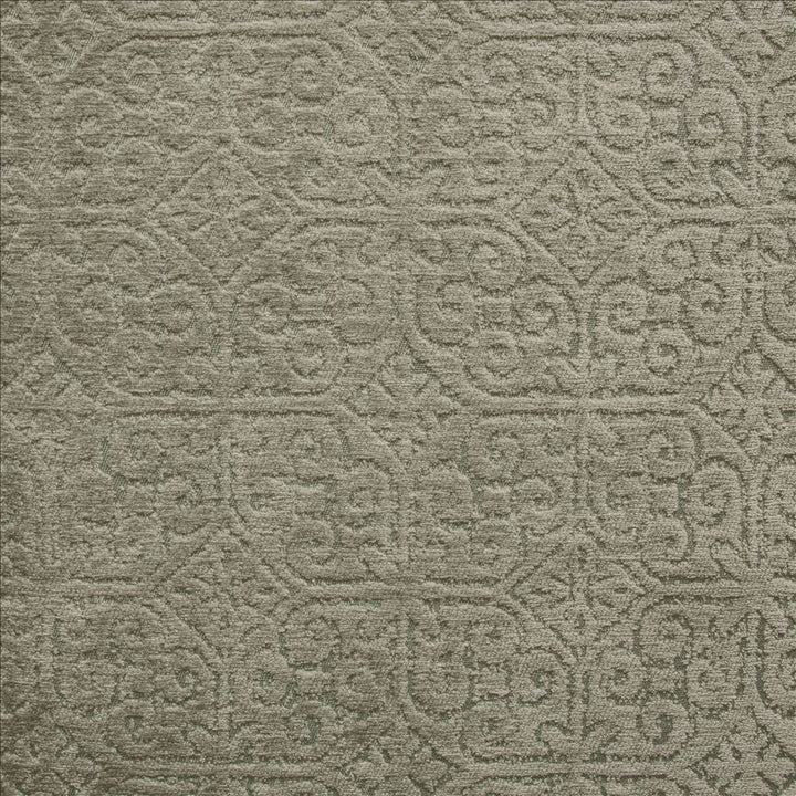 Randers Silver by Kasmir Designer Fabric 5141 77% Viscose
23% Polyester
 INDIA 20,000 Wyzenbeek Double Rubs </p><p>Repeat: Horizontal: 6 6/8 inches and Vertical: 6 6/8 inches 54 - Swanky Fabrics -