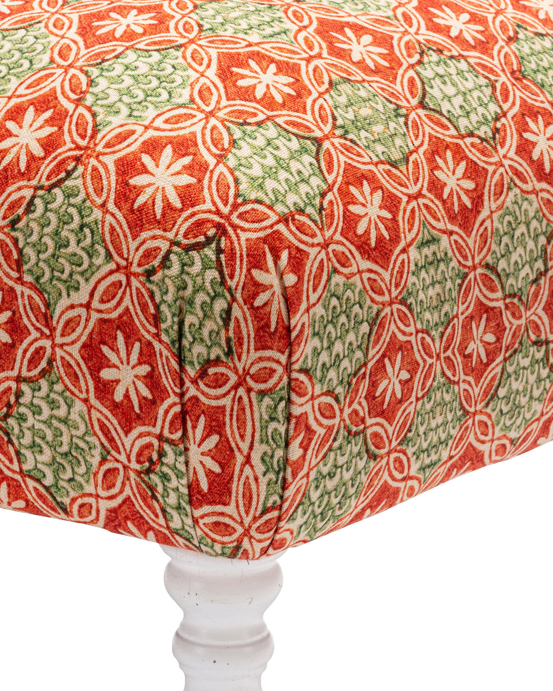 RASIYA Linen (FB00074) by Mind The Gap | FB00074 | WOODSTOCK '69 | Taupe, Green, Red | Metre | 140cm(± 5%) x 100cm / 55.1in(± 5%) (bw) x 39.4in | W 34.5cm x L 33cm / W 13.5in x L 12.9in | Stonewashed | 100% Linen, printed and stonewashed | Fabric Carolina | https://www.fabriccarolina.com/