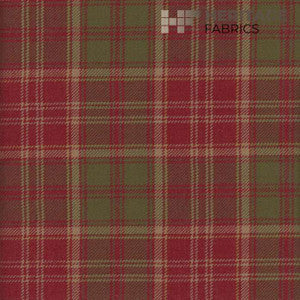 Roth & Tompkins Fabric Red Grant None
