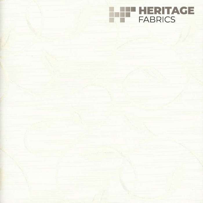 Regal Vine Winter White by Heritage Designer Fabric - 57% Cotton 43% Polyester Turkey Horizontal: 7.5" and Vertical: 12.5" 54" - Swanky Fabrics -