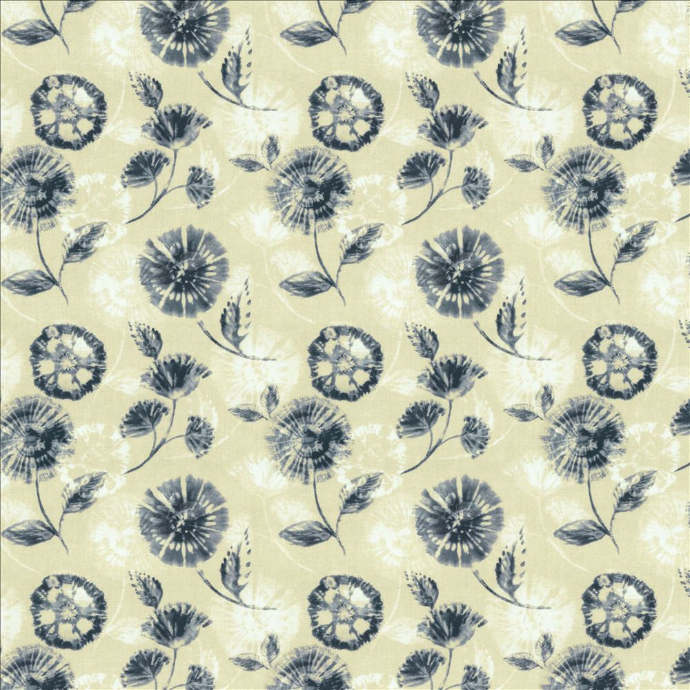 Renew Navy by Kasmir Designer Fabric 1454 100% Cotton
 INDIA </p><p>Repeat: Horizontal: 13 4/8 inches and Vertical: 12 4/8 inches 54 - Swanky Fabrics -