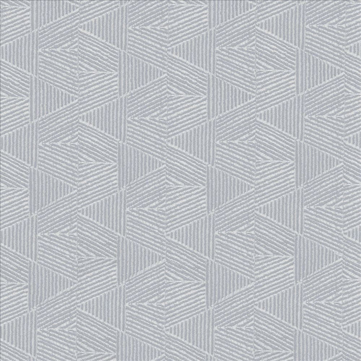 Rhombus Pewter  by Kasmir Designer Fabric 5119 100% Polyester
 INDIA Not Tested Horizontal: 9 2/8 inches and Vertical: 4 6/8 inches 55  - Swanky Fabrics -