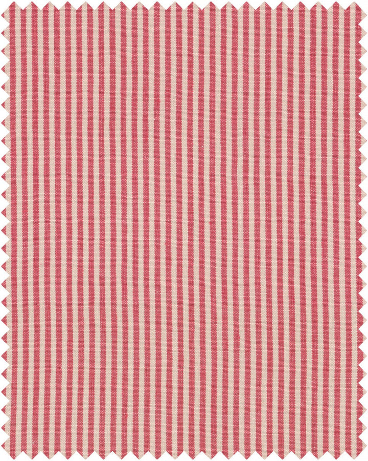 Rhubarb Stripe heavy linen fabric by Mind the Gap (FB00054), swatch