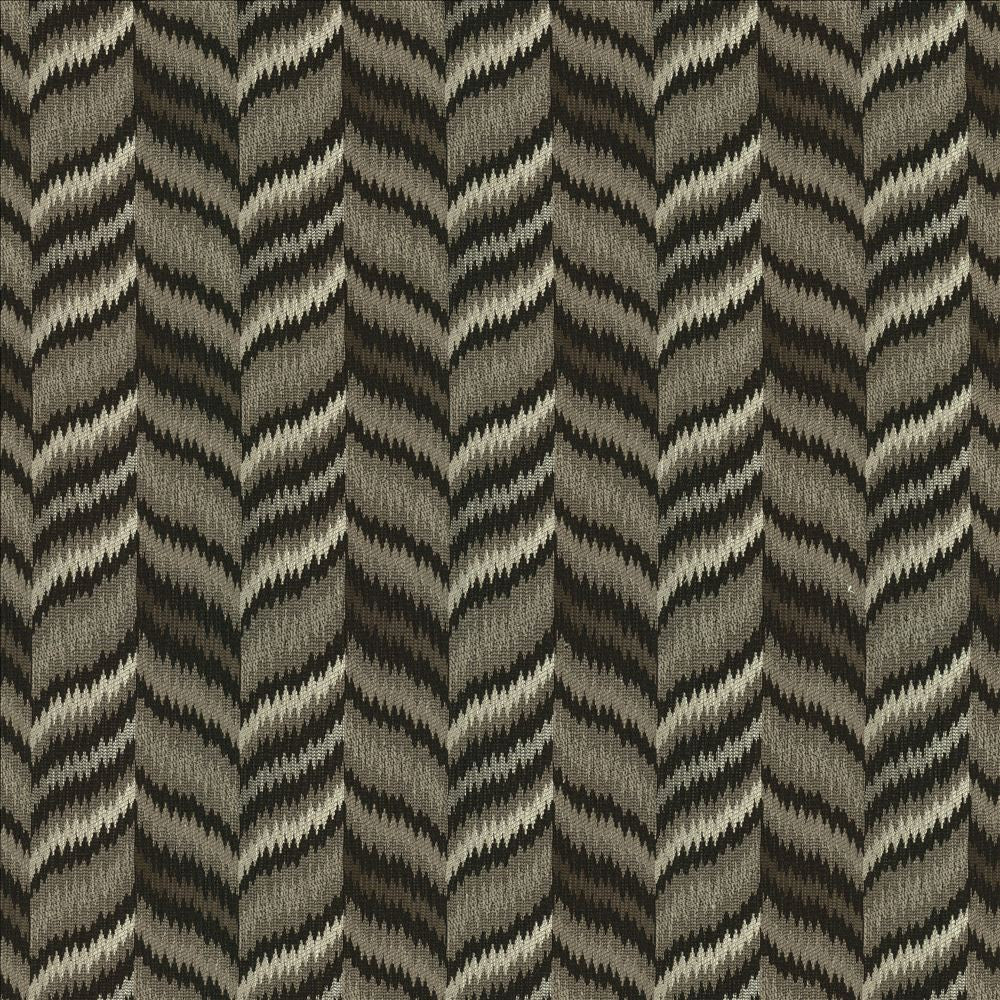 Rhythm Black by Kasmir Designer Fabric See sample 34% Polyester
25% Acrylic
15% Rayon
 USA 60,000 Wyzenbeek Double Rubs </p><p>Repeat: Horizontal: 6 4/8 inches and Vertical: 7 inches 54 - Swanky Fabrics -