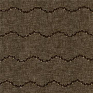 Kasmir Fabric Rollercoaster Chocolate