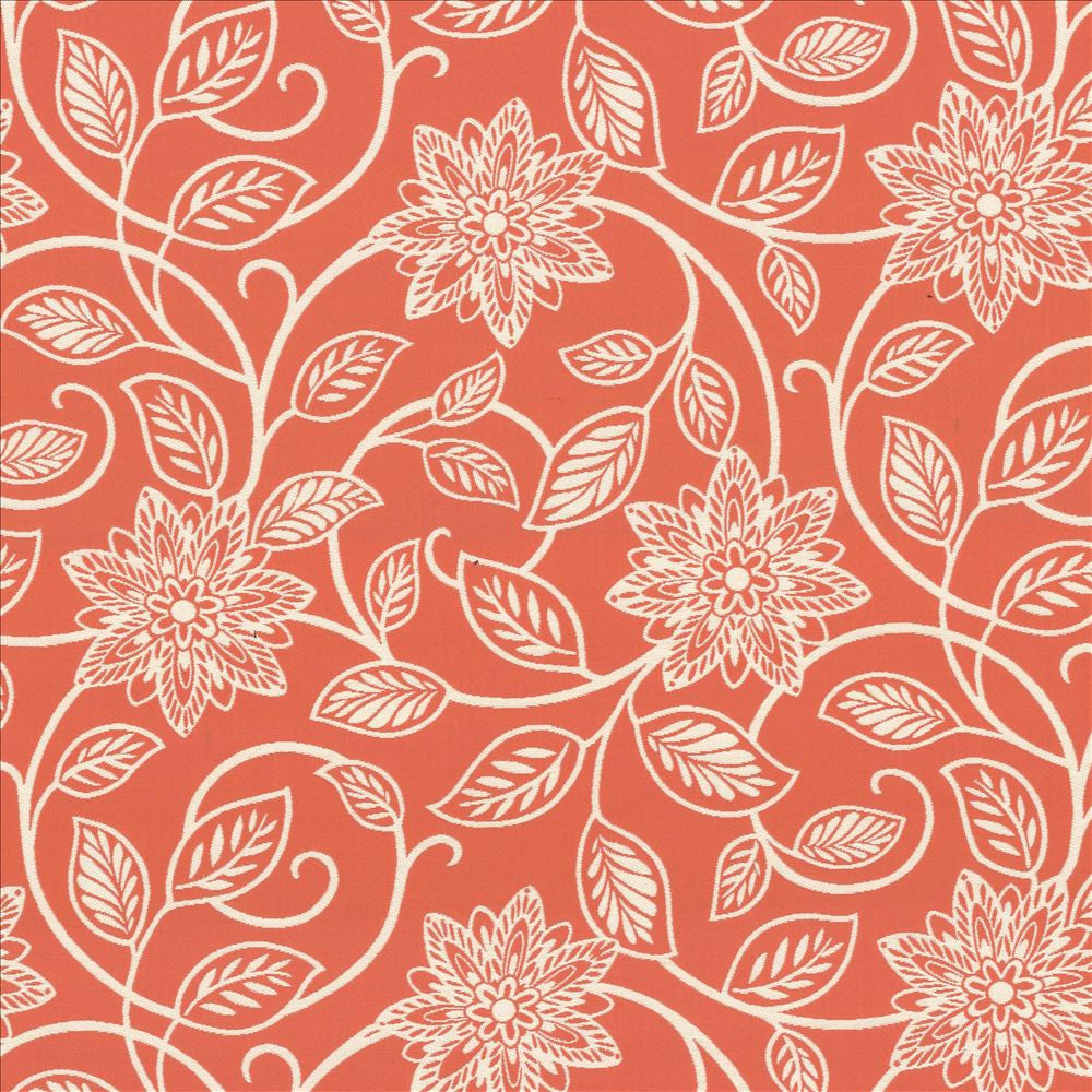 Romance Mango  by Kasmir Designer Fabric 5086 100% Polyester
 CHINA 24,000 Wyzenbeek Double Rubs Horizontal: 29 2/8 inches and Vertical: 14 3/8 inches 54  - Swanky Fabrics -