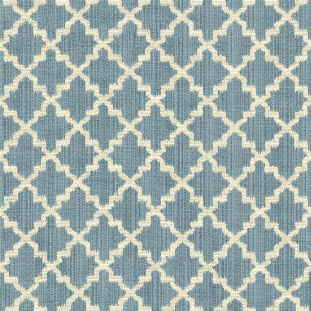 Roncador Bluebell  by Kasmir Designer Fabric 5125 58% Cotton
42% Polyester
 TURKEY 35,000 Wyzenbeek Double Rubs Horizontal: 2 7/8 inches and Vertical: 3 inches 54  - Swanky Fabrics -