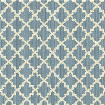 Roncador Bluebell by Kasmir Designer Fabric 5125 58% Cotton 42% Polyester TURKEY 35,000 Wyzenbeek Double Rubs H: 2 7/8 inches, V: 3 inches 54 - Swanky Fabrics - Kasmir