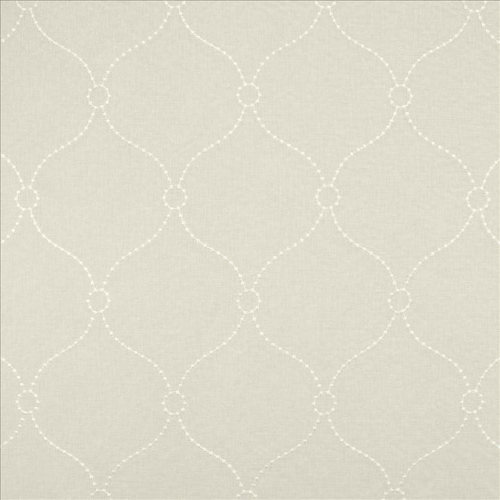 Rotunda Ivory by Kasmir Designer Fabric 5108 100% Polyester
 TURKEY Not Tested </p><p>Repeat: Horizontal: 6 2/8 inches and Vertical: 8 2/8 inches 118 - Swanky Fabrics -