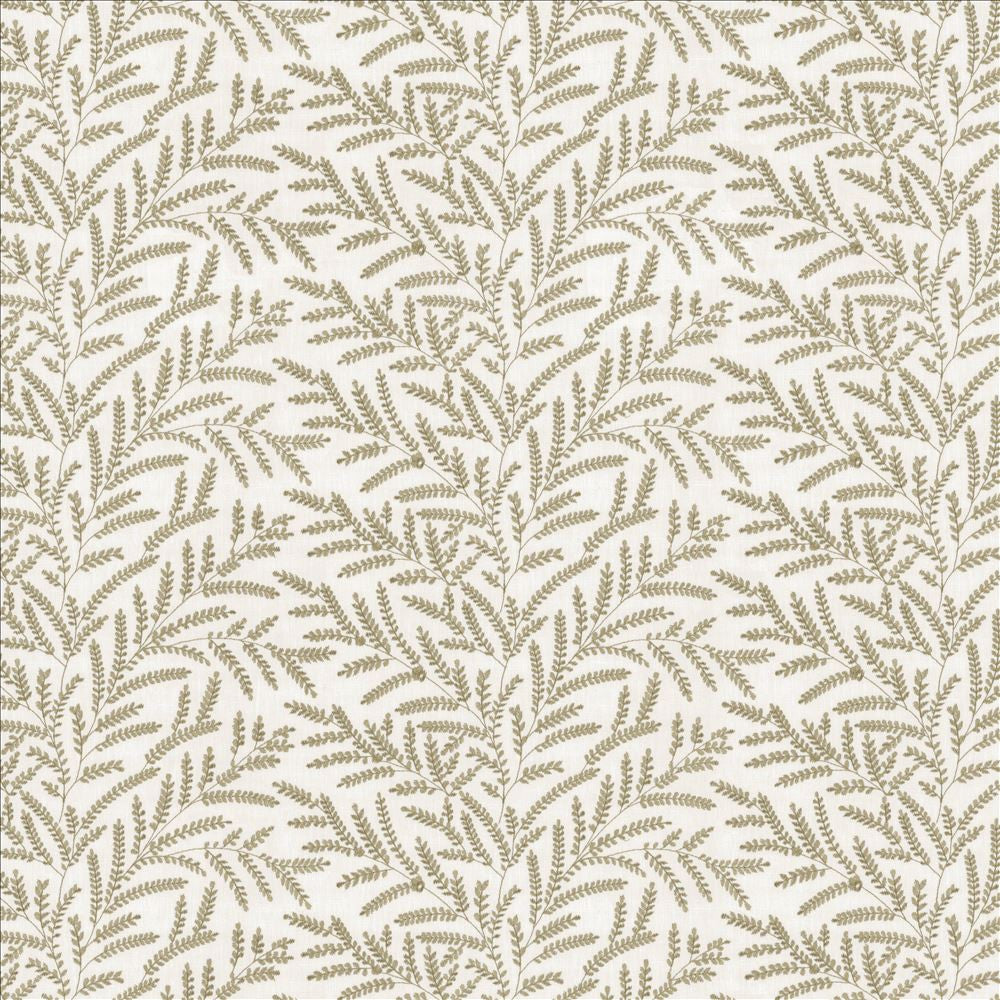 Rowan Leaf Patina by Kasmir Designer Fabric 5156 52% Cotton 48% Polyester INDIA 30,000 Wyzenbeek Double Rubs Horizontal: 12 7/8 inches and Vertical: 6 2/8 inches 55 - Swanky Fabrics -