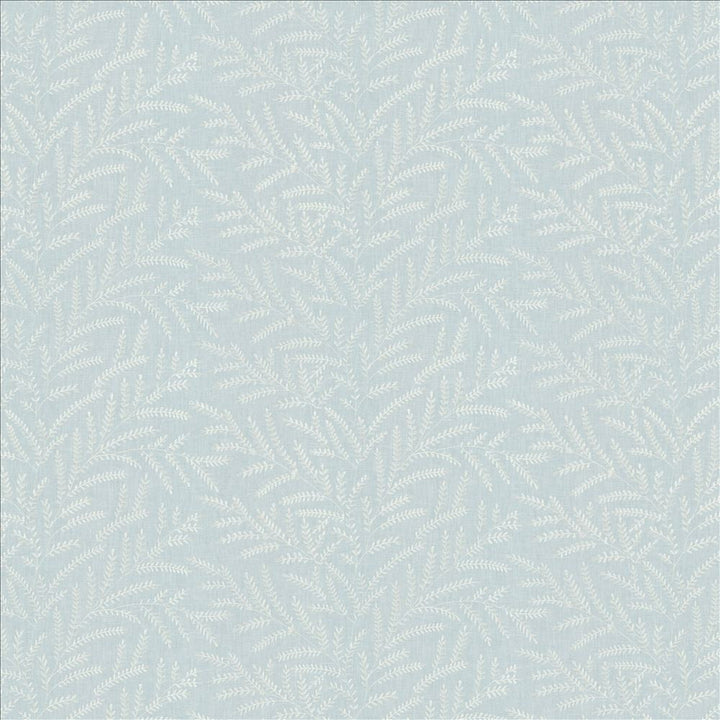 Rowan Leaf Skylight by Kasmir Designer Fabric See sample 52% Cotton
48% Polyester
 INDIA 30,000 Wyzenbeek Double Rubs </p><p>Repeat: Horizontal: 12 7/8 inches and Vertical: 6 2/8 inches 55 - Swanky Fabrics -