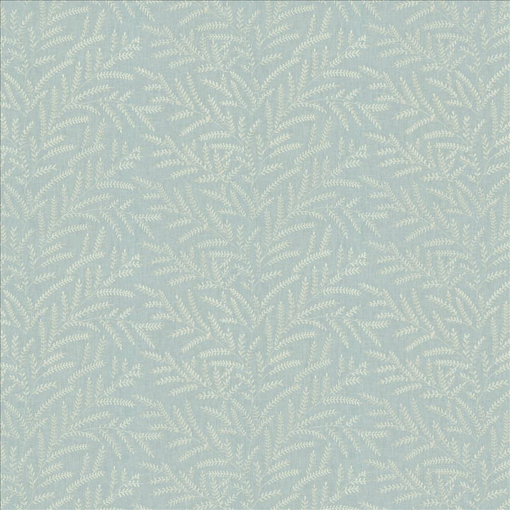 Rowan Leaf Skylight by Kasmir Designer Fabric 5156 52% Cotton 48% Polyester INDIA 30,000 Wyzenbeek Double Rubs Horizontal: 12 7/8 inches and Vertical: 6 2/8 inches 55 - Swanky Fabrics -