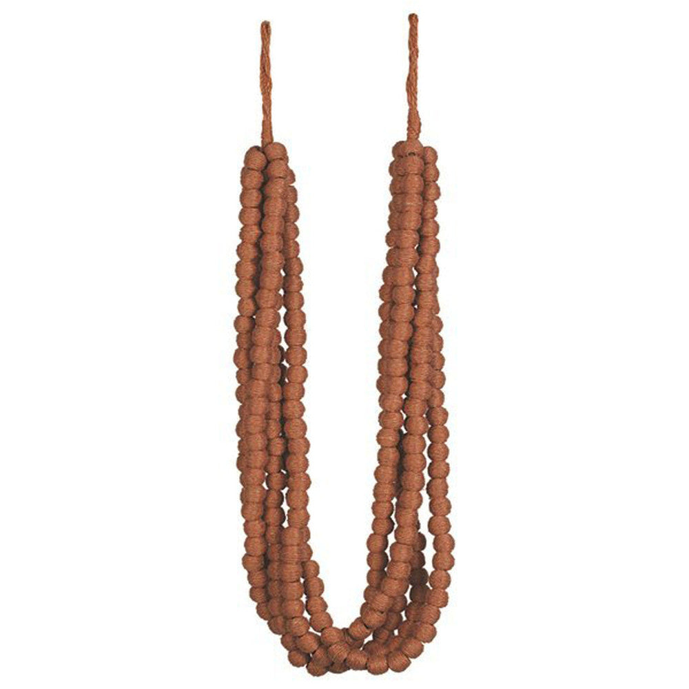 Chika Rust by Europatex Designer Fabric Tribal Delicates 40% Jute, 40% Abaca, 20% Rayon 36.00 inches - Swanky Fabrics -