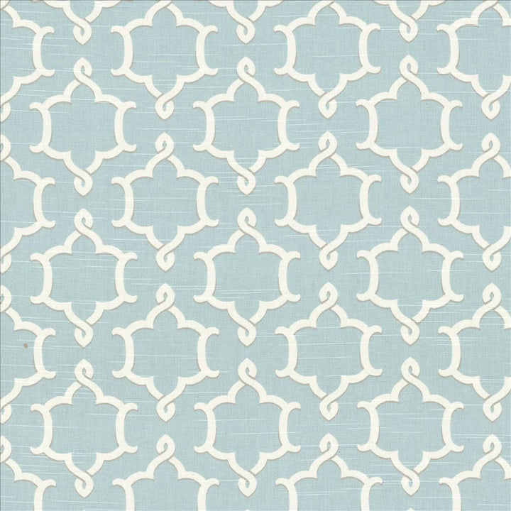 Ruzzini Opal by Kasmir Designer Fabric 5089 100% Cotton
 USA 15,000 Wyzenbeek Double Rubs </p><p>Repeat: Horizontal: 6 6/8 inches and Vertical: 6 5/8 inches 50 - Swanky Fabrics -