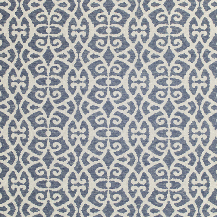 S6830 Lapis by Greenhouse Designer Fabric - 58% Polyester, 38% Cotton, 4% Linen India 15000 11.5" H, 11.6" V 54" - Swanky Fabrics -