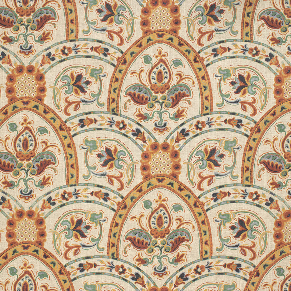 S7035 Soulful by Greenhouse Designer Fabric - 55% Linen, 45% Cotton USA 20000 27" H, 14" V 56" - Swanky Fabrics -