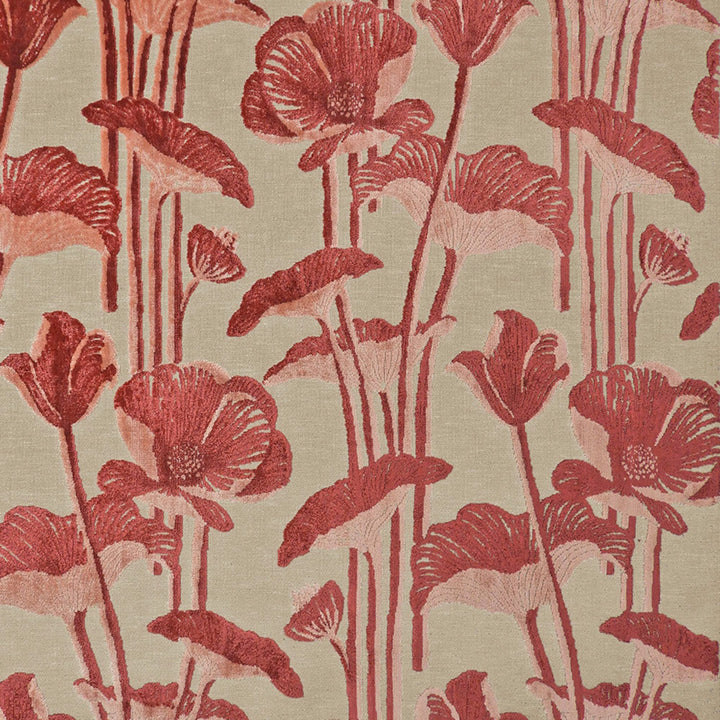 S7041 Blossom by Greenhouse Designer Fabric - 43% Polyester, 41% Viscose, 16% Cotton India 25000 22" H, 13.75" V 54" - Swanky Fabrics -