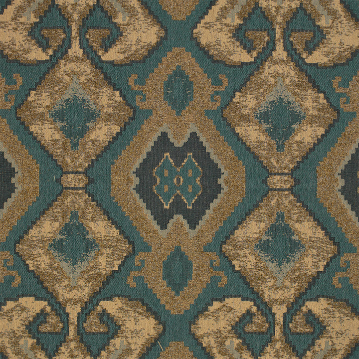 S7071 Topaz by Greenhouse Designer Fabric - 100% Polyester India 15000 27.99" H, 15" V 54" - Swanky Fabrics -