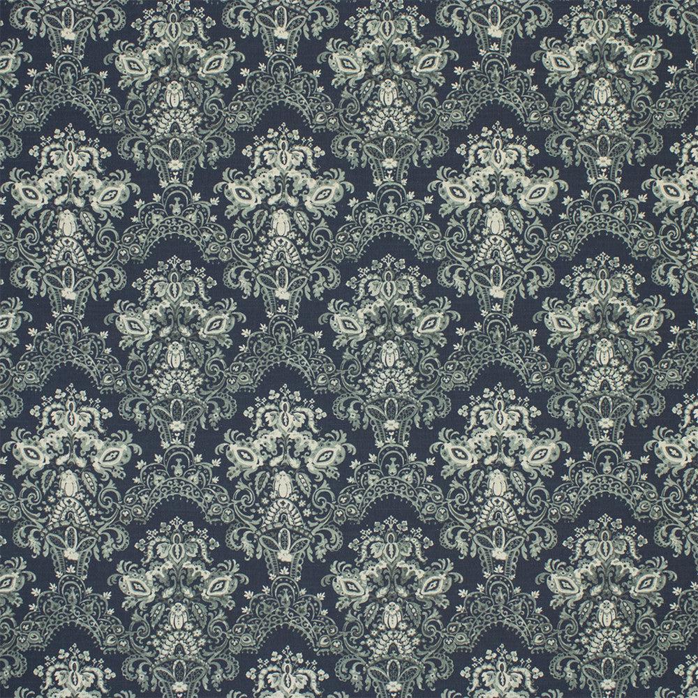 S7075 Night Sky by Greenhouse Designer Fabric - 97% Cotton, 3% Linen Pakistan 45000 9" H, 11.15" V 58" - Swanky Fabrics -
