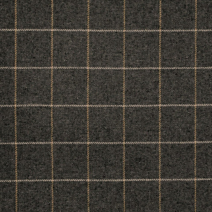 S7115 Charcoal by Greenhouse Designer Fabric - 40% Wool, 35% Polyester, 15% Nylon, 10% Acrylic India 51000 2" H, 2" V 54" - Swanky Fabrics -