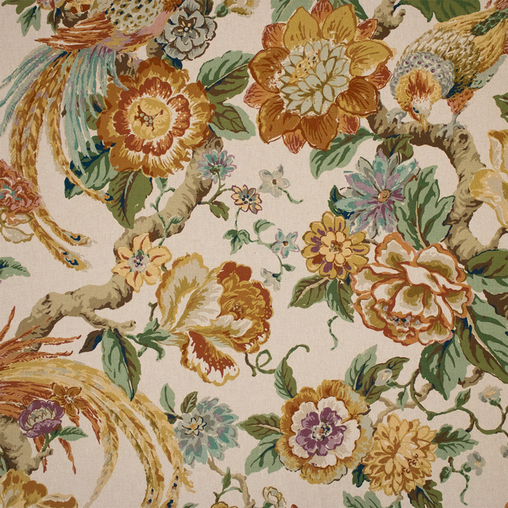 S7180 Spice by Greenhouse Designer Fabric - 55% Linen, 45% Cotton Spain 51000 27" H, 36" V 54" - Swanky Fabrics -