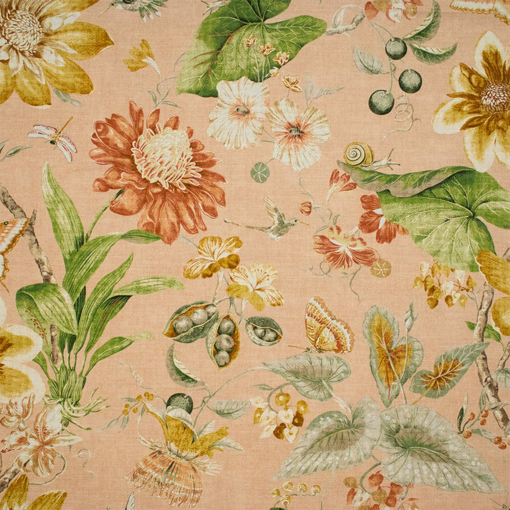 S7188 Blush by Greenhouse Designer Fabric - 100% Cotton Peru 25000 27" H, 27" V 54" - Swanky Fabrics -