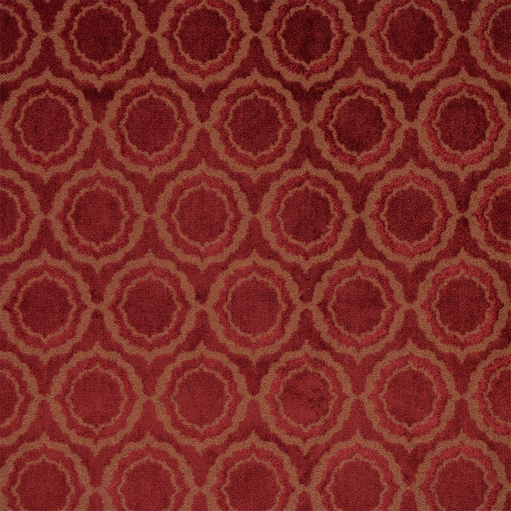 S7207 Cranberry by Greenhouse Designer Fabric - 62% Polyester, 38% Rayon Indonesia 90000 5.5" H, 3.25" V 54" - Swanky Fabrics -