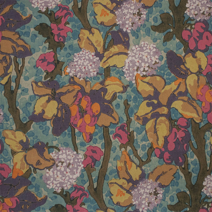 S7277 Cyan by Greenhouse Designer Fabric - 55% Linen, 45% Cotton Spain 51000 27" H, 22" V 54" - Swanky Fabrics -