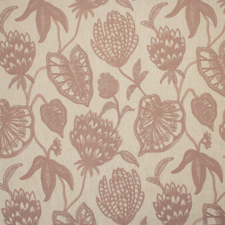 S7278 Blush by Greenhouse Designer Fabric - 65% Polyester, 35% Cotton (Embroidery: 100% Polyester) India 9000 17.25" H, 18.25" V 54" - Swanky Fabrics -