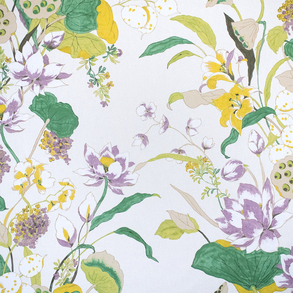 S7280 Lilac by Greenhouse Designer Fabric - 55% Linen, 45% Cotton Spain 51000 27" H, 27" V 54" - Swanky Fabrics -