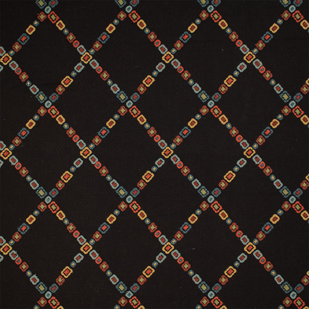 S7287 Canyon by Greenhouse Designer Fabric - 100% Cotton (Embroidery: 100% Polyester) India 9000 6.5" H, 7.5" V 52" - Swanky Fabrics -
