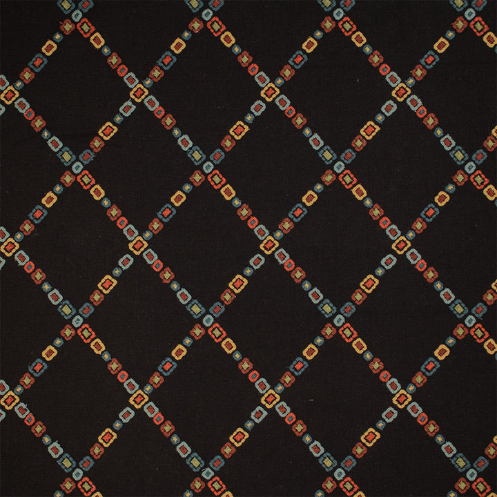 S7287 Canyon by Greenhouse Designer Fabric - 100% Cotton (Embroidery: 100% Polyester) India 9000 6.5" H, 7.5" V 52" - Swanky Fabrics -