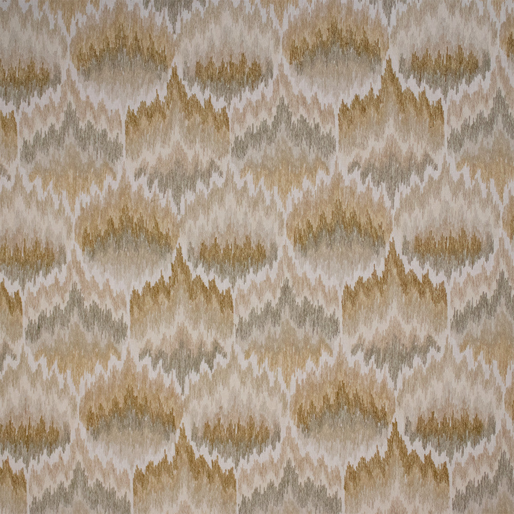 S7290 Natural by Greenhouse Designer Fabric - 55% Polyester, 45% Cotton (Embroidery: 100% Polyester) India 9000 11" H, 9.25" V 54" - Swanky Fabrics -