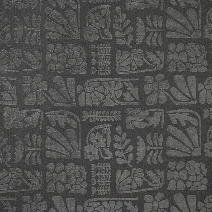 S7339 Charcoal by Greenhouse Designer Fabric - 63.57% Rayon, 18.34% Polyester, 13.57% Pre-Crcotn, 4.52% Pcr Polyester USA 33000 14.5" H, 13.875" V 56" - Swanky Fabrics -