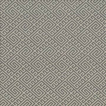 Sancai Fret Grey by Kasmir Designer Fabric 5067 66% Cotton 14% Acrylic 11% Nylon 9% Rayon USA 15,000 Wyzenbeek Double Rubs H: 7 4/8 inches, V: 8 6/8 inches 54 - Swanky Fabrics - Kasmir