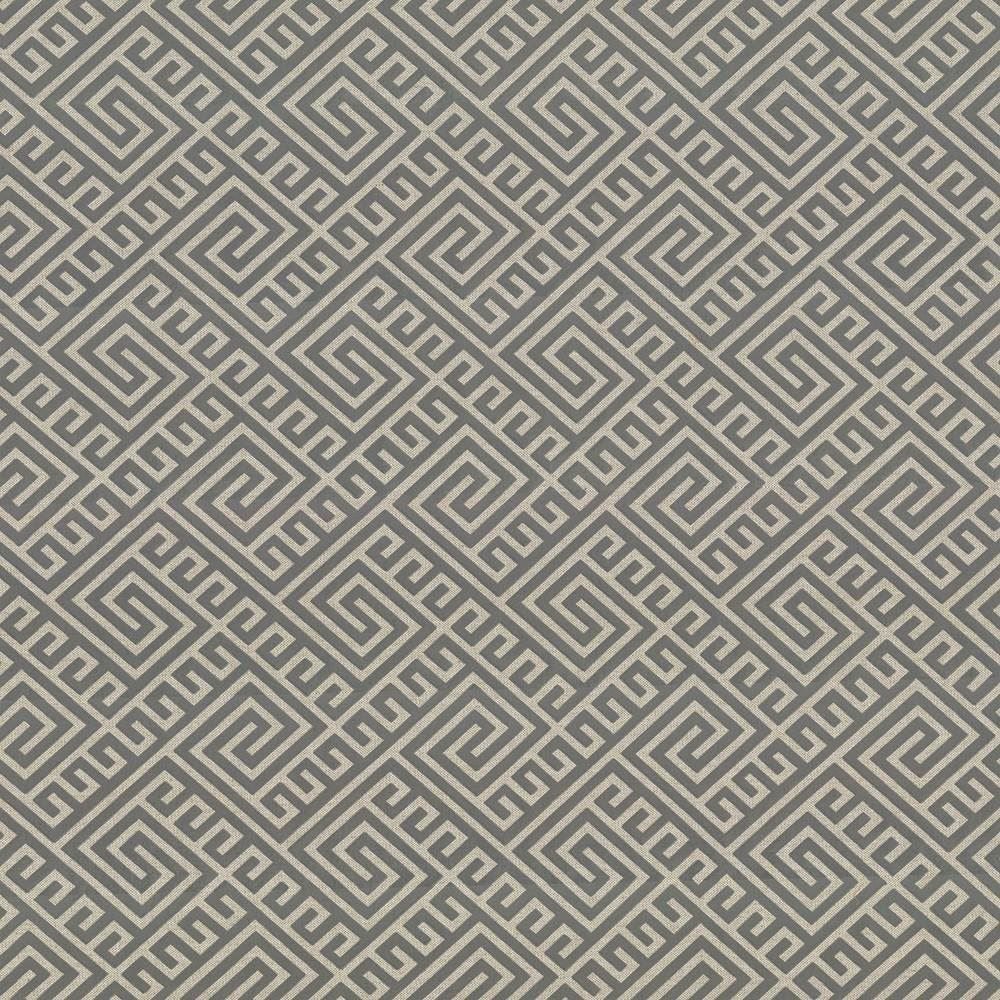 Sancai Fret Grey by Kasmir Designer Fabric 5067 66% Cotton
14% Acrylic
11% Nylon
9% Rayon
 USA </p><p>Repeat: Horizontal: 7 4/8 inches and Vertical: 8 6/8 inches 54 - Swanky Fabrics -