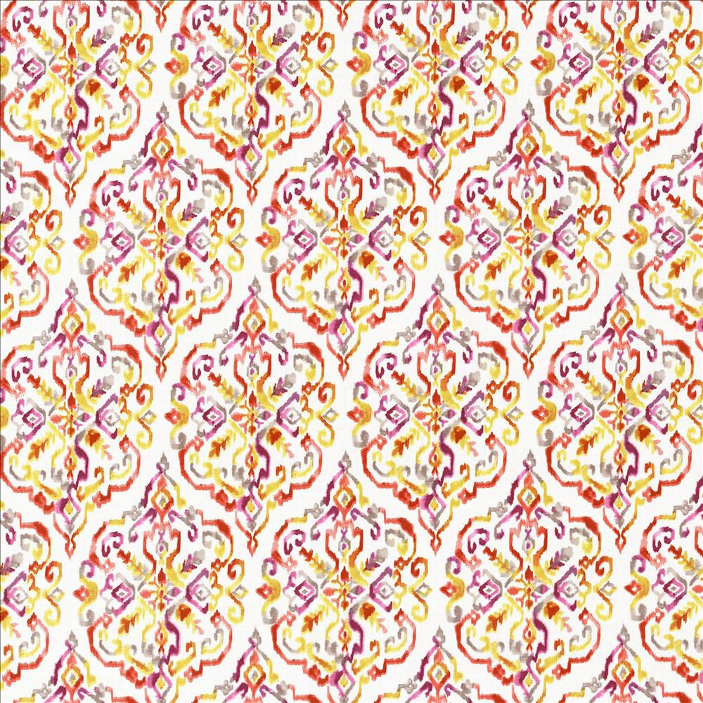 Santika Punch by Kasmir Designer Fabric 5106 90% Cotton 10% Linen CHINA 51,000 Wyzenbeek Double Rubs Horizontal: 13 6/8 inches and Vertical: 27 inches 54 - 55 - Swanky Fabrics -