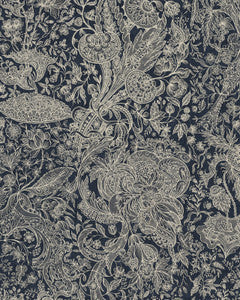 Mind the Gap Wallpaper Mind The Gap   SARKOZI EMBROIDERY Indigo   (WP30027)