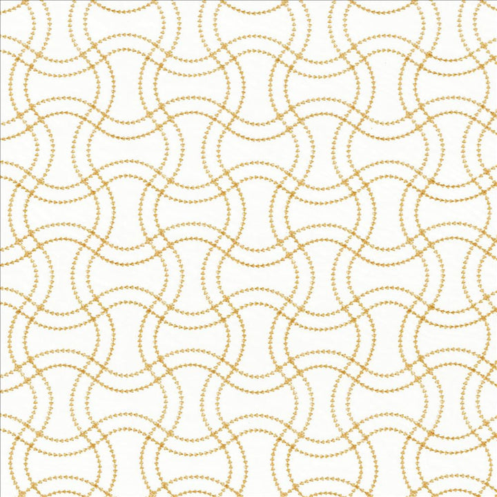 Sawtooth Butterscotch  by Kasmir Designer Fabric 5108 100% Polyester
 TURKEY Not Tested Horizontal: 6 2/8 inches and Vertical: 6 2/8 inches 109  - Swanky Fabrics -