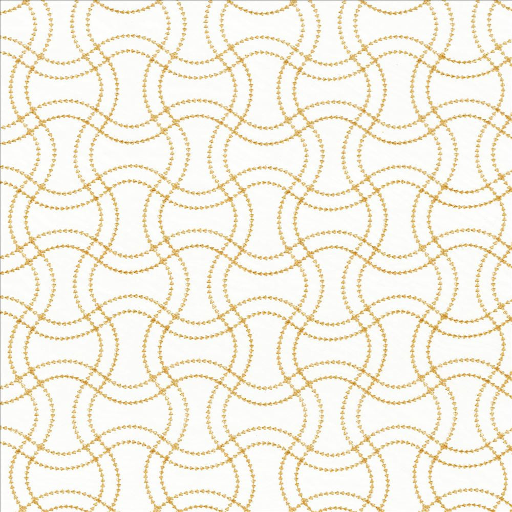 Sawtooth Butterscotch by Kasmir Designer Fabric 5108 100% Polyester TURKEY Not Tested Horizontal: 6 2/8 inches and Vertical: 6 2/8 inches 118 - 119 - Swanky Fabrics -