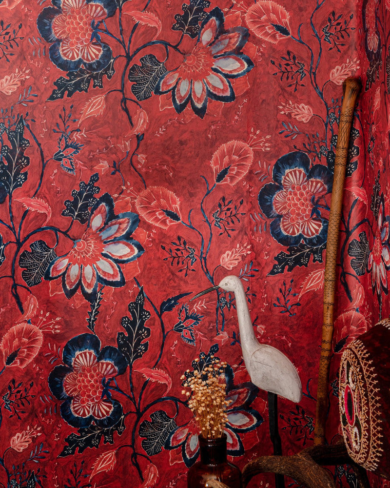 Saxon Tapestry Wallpaper by Mind the Gap Designer Wallpaper TRANSYLVANIAN ROOTS Textured Matte Made in Europe Paste the wall 3 rolls x 20.5 x 3.25 yards - Swanky Fabrics -